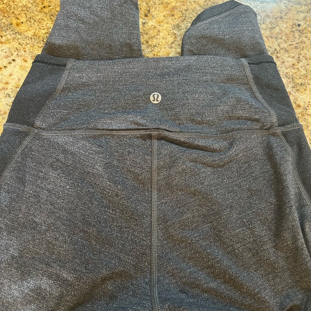 Lululemon ankle gray leggings